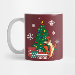 I Am Weasel Around The Christmas Tree Mug